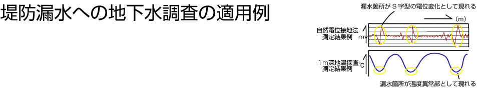 堤体への適用例